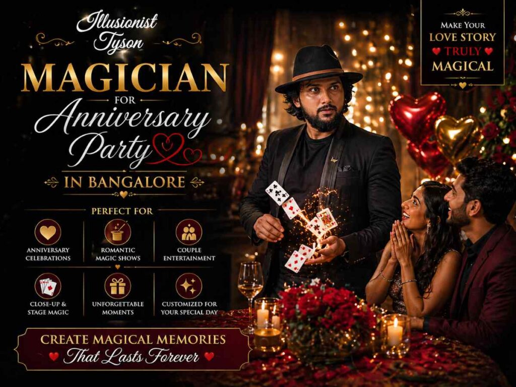 Magician for Anniversary Party in Bangalore