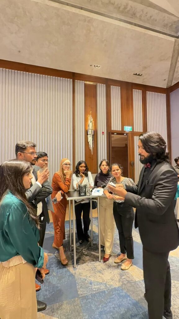 Pradeep Tyson Performs at SRM University’s HR Meet & Greet in Bangalore