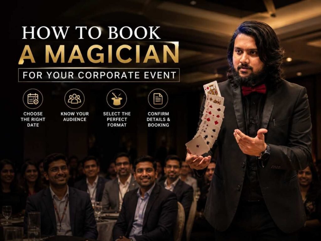 How to Book a Magician for Your Corporate Event